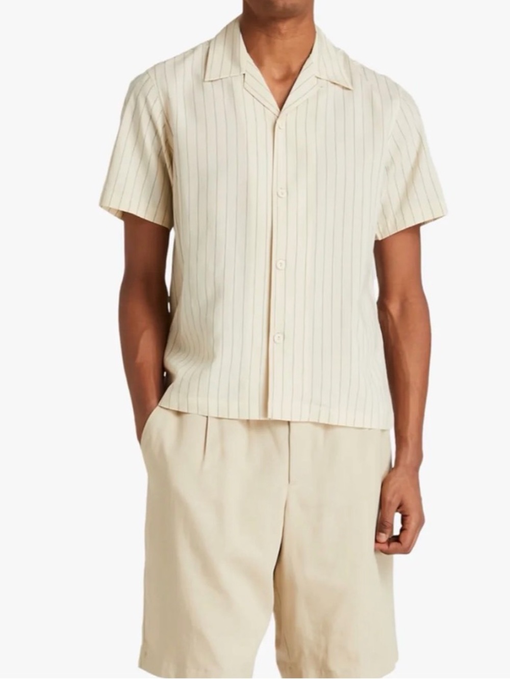 Sandro Pinstripe Woven Shirtt